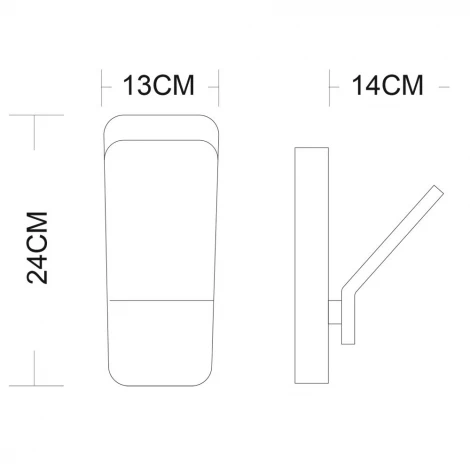 Архитектурная подсветка Arte Lamp Scorcio A8053AL-1GY (LED, 220V)