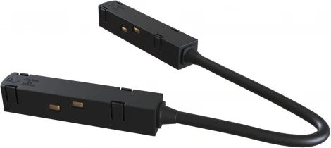 Коннектор питания угловой Gravity черный (магнитный) Maytoni Technical TRA004CPC-22B (48V)