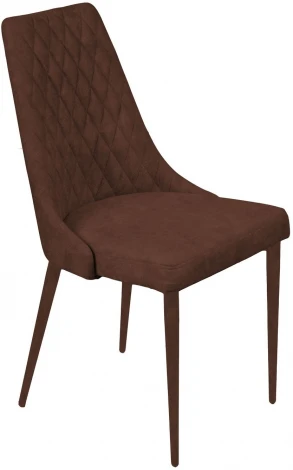 Стул CONNOR LUXE, бархат коричневый 12/конус Top Concept 78283