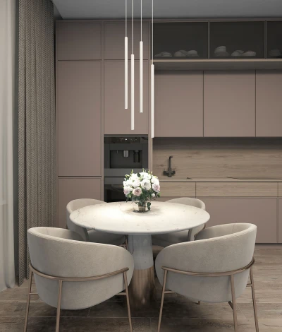 Подвесной светильник Denkirs Glingor DK4304-WH (LED, 220V, на проводе, круглые)