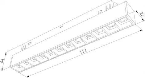 Трековый светильник магнитный Downlight Slim Magnetic 85004/01 (LED, 48V)