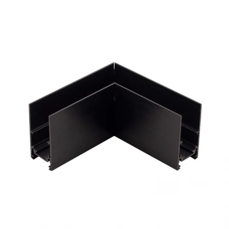 Коннектор угловой для накладного магнитного шинопровода AM Group MAGNET AM401 LL-20B 90° Горизонтальный (48V)