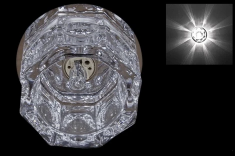 Встраиваемый точечный светильник Reluce 07950-9.0-001H G9 CR (220V)