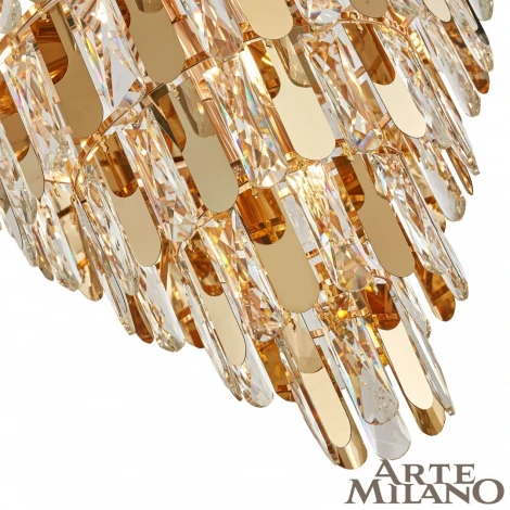 Подвесная люстра Arte Milano 25388.D600.H520.E14.11 G (220V, на цепи)