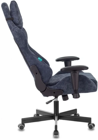 Кресло игровое Бюрократ VIKING KNIGHT LT27 FABRIC синий Stool Group арт.УТ000003151