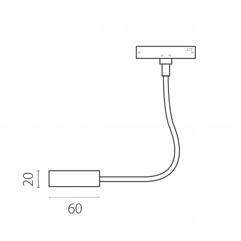 Трековый светильник низковольтный светодиодный Lightstar Linea 236047 24V 3W 4000K черный