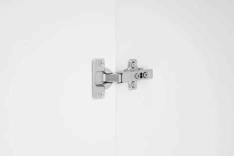 Шкаф распашной с наполнением Арника (3 полки + штанга) ШК 5 (800), Белый