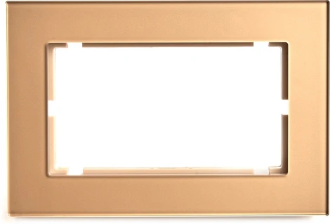 Рамка на 2 поста (золото) Stekker Катрин 49042