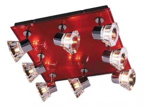 Спот Eurosvet 25333 25333/8 хром/красный