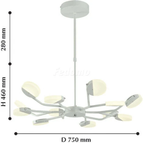 Потолочная люстра Favourite Mense 2264-12P