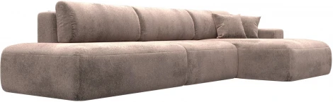 Диван угловой Лига-036 НПБ Модерн Лонг правый угол Лига Диванов (Велюр) арт.127755