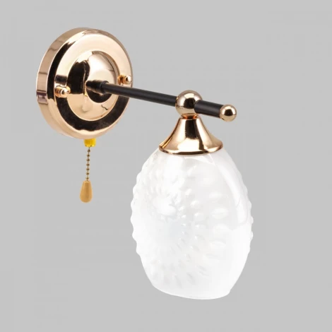 Бра Imex MD.4144-1-W-BK+FGD (220V, выключатель)