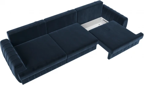 Диван прямой Лига-057 НПБ Лонг Лига Диванов (Велюр) арт.129247