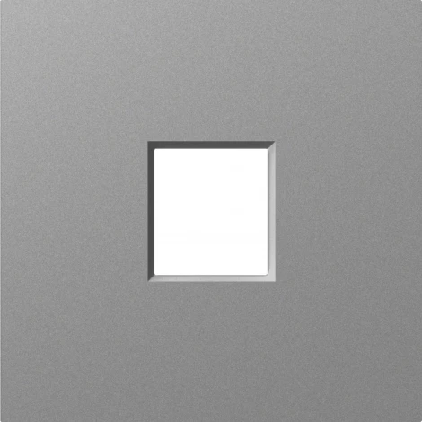 Накладка 1-я для розеток RJ45,TV,SAT, сталь Donel A07 DE85937