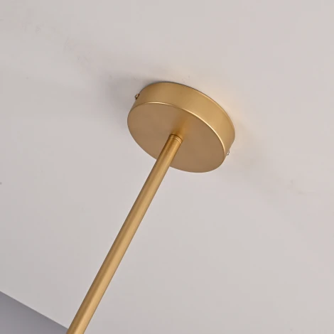 Потолочный светильник со спот на штангеом Сhody H130 Brass By ImperiumLoft Chody01 (LED, 220V)