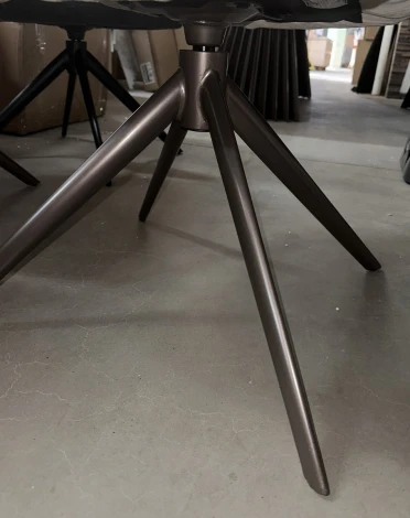 Стул M-City PONTUS 360 град. поворот. KN01-05 Бежевый/ BZ1046-11 Бежевый/ Шоколадное золото