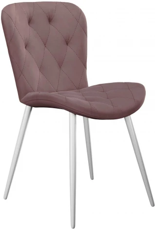 Стул DikLine 303 B5 LATTE, ножки белые