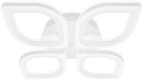 Потолочная люстра Ambrella Acrylica FA4488 (регулировка яркости, LED, 220V, пульт управления, цветы)