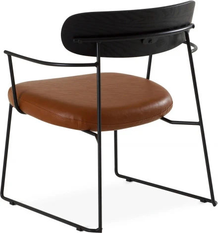 Обеденный стул Arise ОГОГО Обстановочка! (Экокожа/Коричневый,Черный) арт.931758