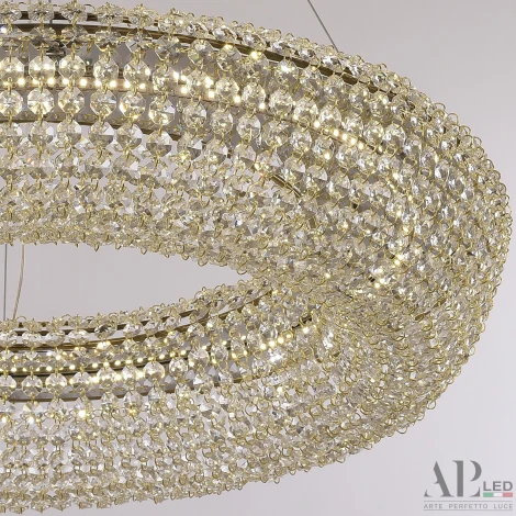 Подвесная люстра светодиодная APL LED Rimini S502.0.60.A.4000.Gold