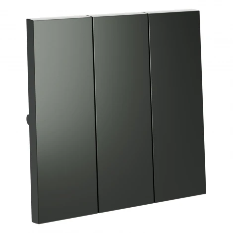 Клавиши для выключателя/переключателя трехклавишного Voltum S70 VLS000506 (титан)