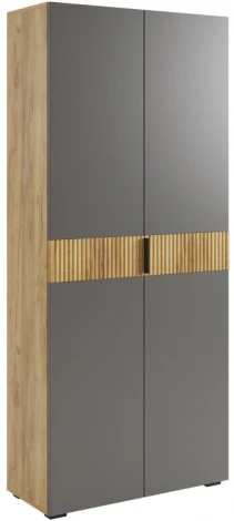 Шкаф Woodville Бери 80 дуб крафт золотой / графит 551890