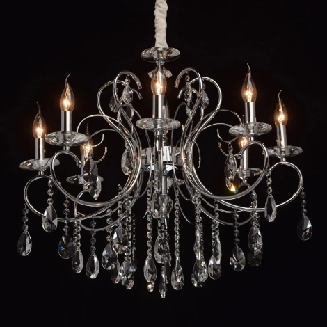 Подвесная люстра MW-Light Адель 373013308 (220V, подвески, на цепи, подсвечник, свеча)