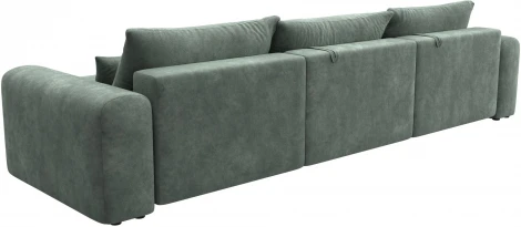 Диван угловой Лига-056 НПБ Лонг угол универсальный Лига Диванов (Велюр) арт.129174