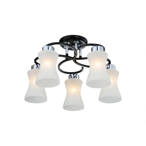 Потолочная люстра IDLamp Ambergris 868/5PF-Dark