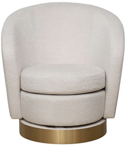 Кресло Garda Decor Napoli-2K-Koza2601-ECRU (Бежевый)