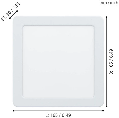 Встраиваемый точечный светильник Eglo Fueva 5 99163 (LED, 220V)