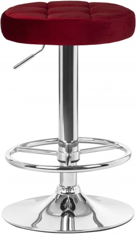 Табурет барный BRUNO (бордовый велюр (MJ9-43))