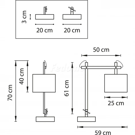 Интерьерная настольная лампа Lightstar Meccano 766919