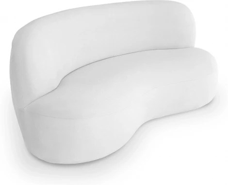 Диван Patti 1900 ОГОГО (арт.853228), (Мех/Белый)