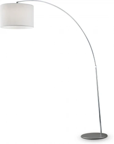 Торшер изогнутый для чтения Maytoni Nevada Z329-FL-01-CH (220V, выключатель)