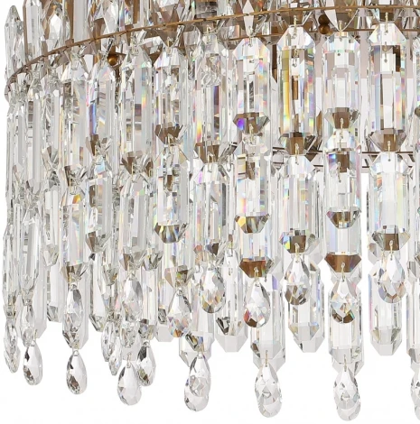 Потолочная люстра Stilfort Legacy 2158/05/08C (220V, хрусталь, подвески, круглые)