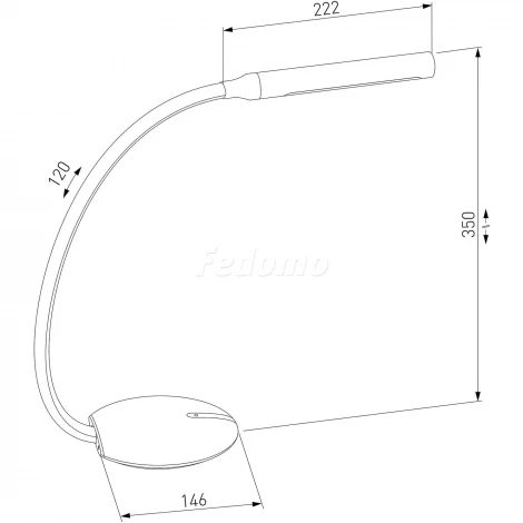 Офисная настольная лампа Elektrostandard Arch 80501/1