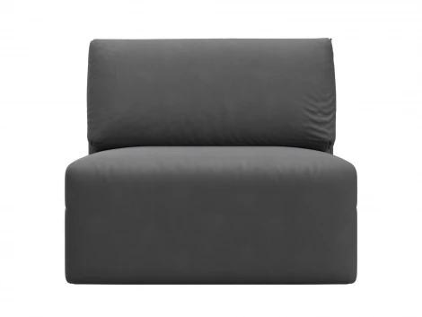 Модуль диван Лига-060 НПБ (ЛДСП,Брус,Фанера,Замша/Серый) Лига Диванов 129543