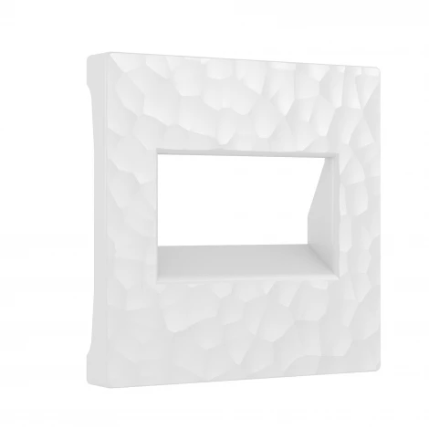 Накладка для двойной розетки Еthernet RJ-45 (hammer белый) Werkel W1291101 (a052016)