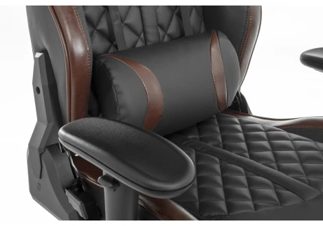 Компьютерное кресло Woodville Sprint коричневое / черное 11680