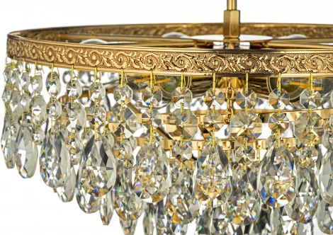 Потолочная люстра буше Arti Lampadari Castellana E 1.3.38.601 G (220V, хрусталь)