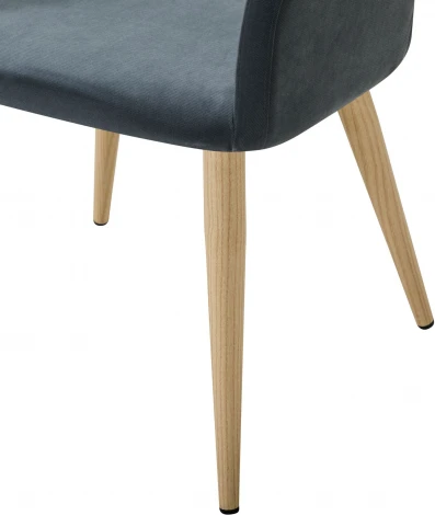 Кресло Oscar Diag grey/нат.дуб R-Home арт.410118141h_Diaggrey_н.дуб