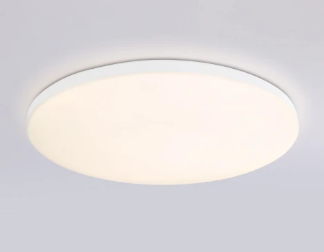 Потолочный светильник RGB круглый светодиодный с пультом и управлением смартфоном Ambrella ORBITAL FZ2002 (220V, умный дом - Алиса, Tuya Smart, Алекса, Smart Home, круглые, IP54)