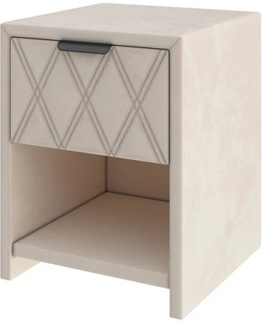 PROxSON Тумба Side (Ткань: Велюр Casa Сахарный) 44x45