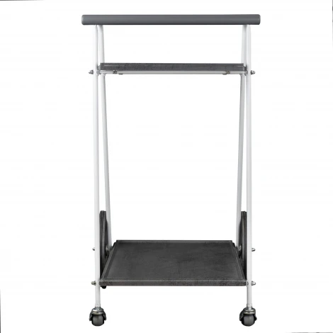 Стол сервировочный Новум белый/серый графит/серый бетон Mebelik 008950