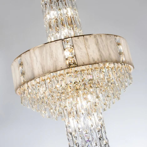 Подвесная люстра хрустальная Modelux ML.6990.20P