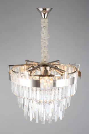 Подвесная люстра каскадная Aployt Mariz APL.813.03.09 (220V, хрусталь, на цепи)