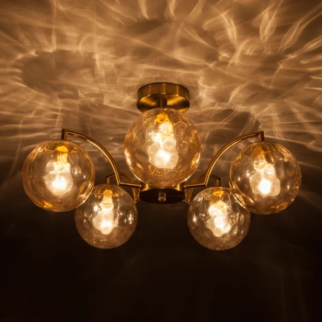 Потолочная люстра Eurosvet 30178/5 латунь