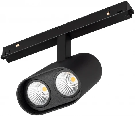 Трековый светильник магнитный светодиодный MAG-ORIENT-BLUM-12W Warm3000 (BK, 40 deg, 48V) (Arlight, IP20 Металл) 037037