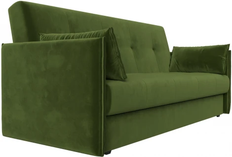 Диван-книжка Лига-018 (Зеленый/Микровельвет) Лига Диванов арт.117858